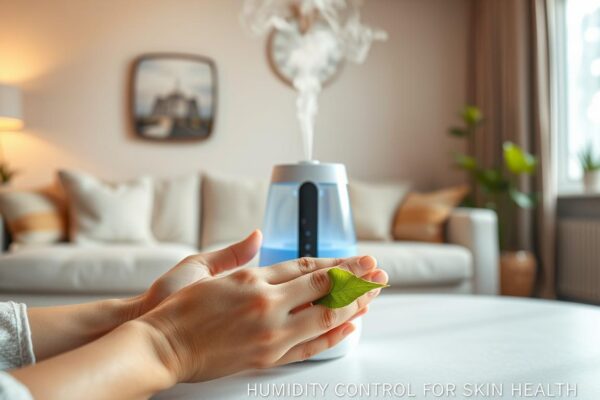 Humidity control for skin