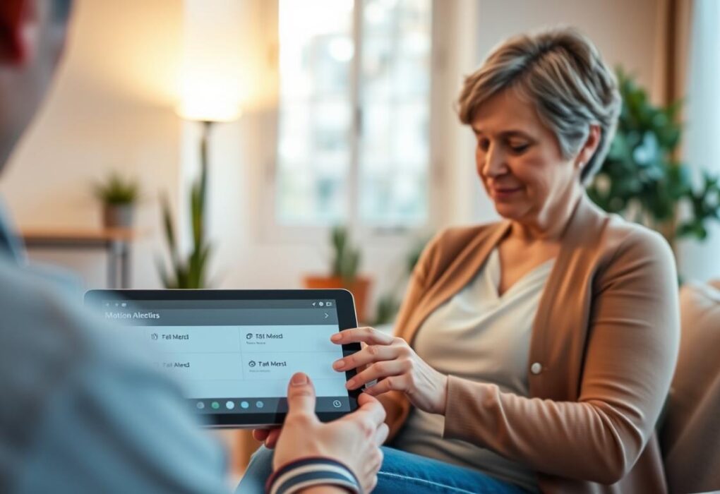 Motion alerts for caregivers