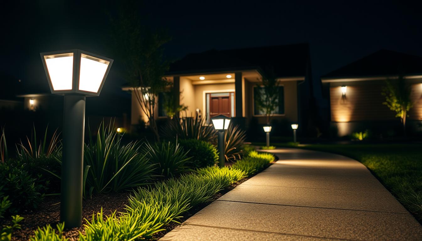 Outdoor lighting automation
