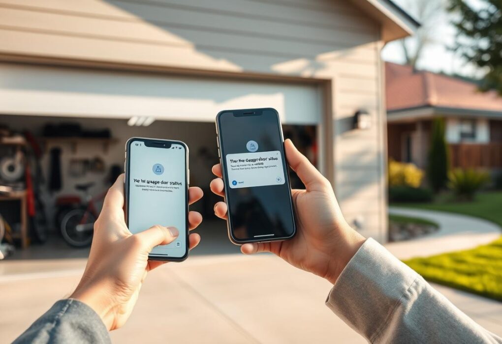 Remote garage door monitoring