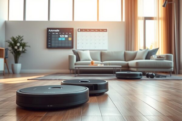 Scheduling smart vacuums