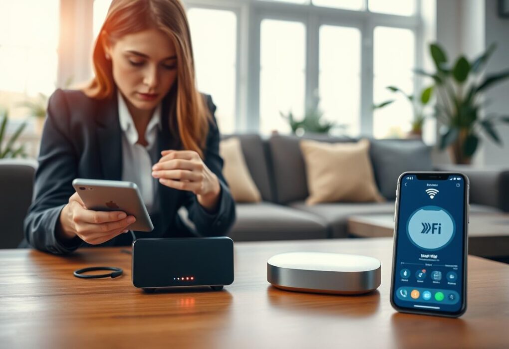 Setting up a smart hub