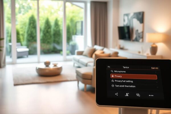 Smart home privacy settings
