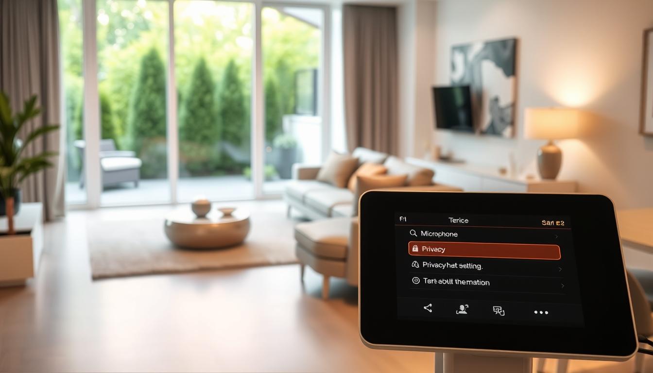 Smart home privacy settings