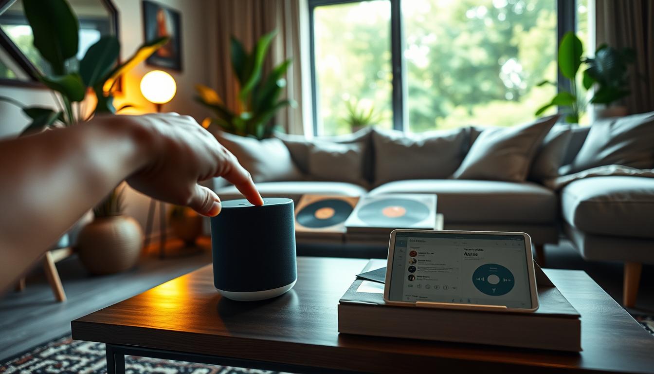 Voice controlled music